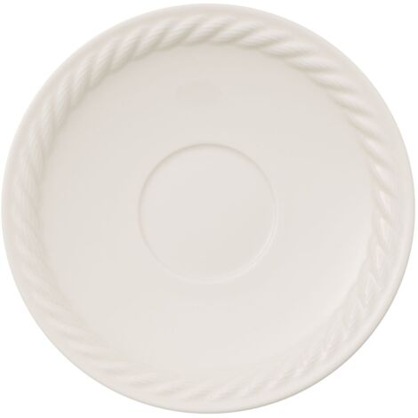 Villeroy & Boch Montauk Piattino, 16 cm, Porcellana Premium, Bianco (1/4)