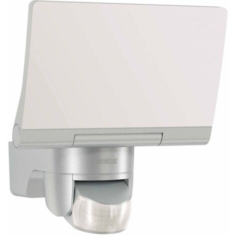 Steinel Faretto a LED XLED Home 2 S , Pannello Orientabile, 13,7 W per 1550 lm, Sensore di Movimento a Infrarossi 140°, Raggio d'Azione 10 m, Argento (1/5)