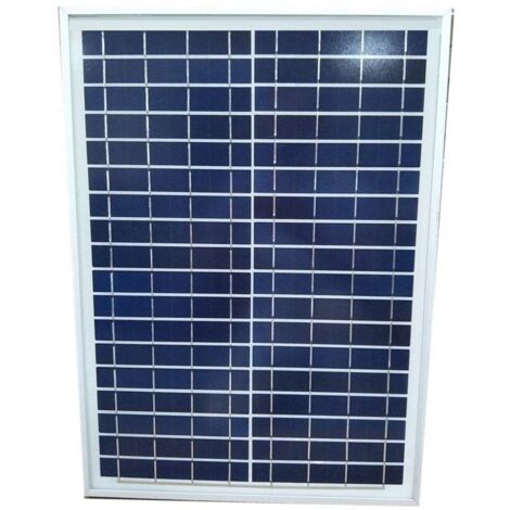 TEMPO DI SALDI Pannello Solare Fotovoltaico Monocristallino Da 20W 21V Con Pinze A Morsa