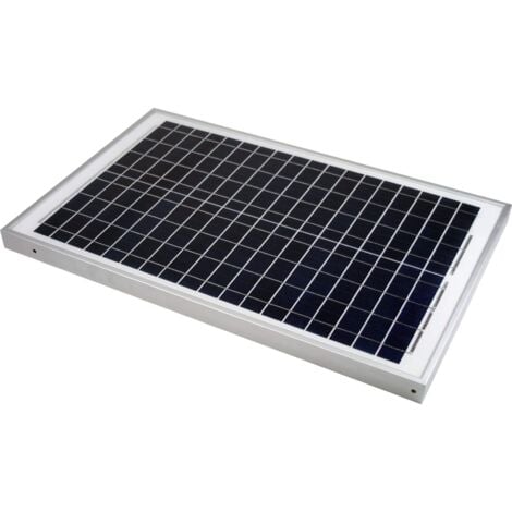 TEMPO DI SALDI Pannello Solare Fotovoltaico Monocristallino Da 20W 21V Con Pinze A Morsa