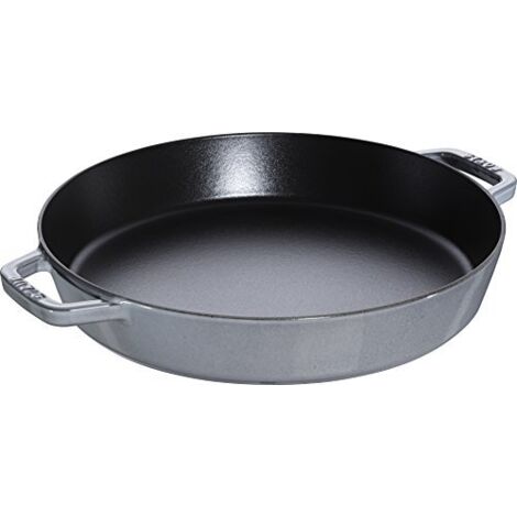 Staub 40511-072-0 Pans Padella in Ghisa con Due Manici, 410 x 75 x 430 (1/4)