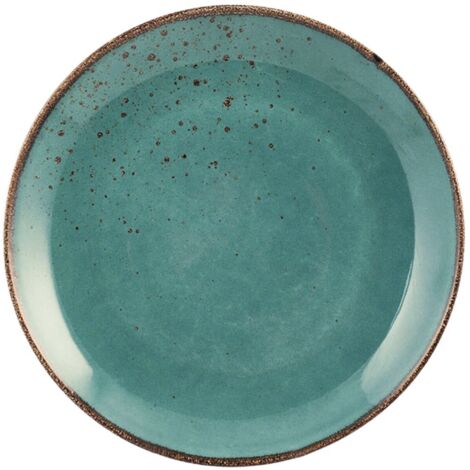 H&h set 6 piatti piani reactive azzurro cm 27 (1/4)