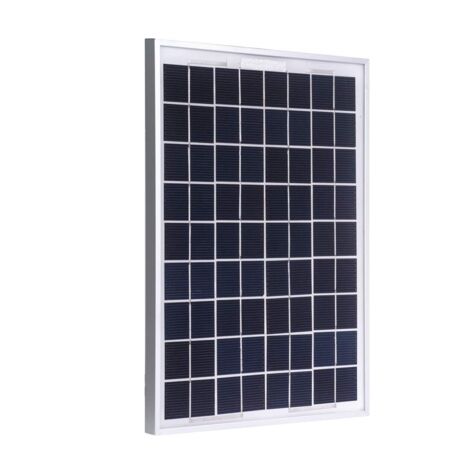 TEMPO DI SALDI Pannello Solare Fotovoltaico Monocristallino Da 10W Con Pinze A Morsa