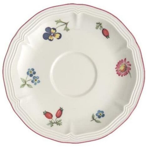 Villeroy & Boch Petite Fleur Piattino per Tazzina da Caffè, 13 cm, Porcellana Premium, Multicolore (1/2)