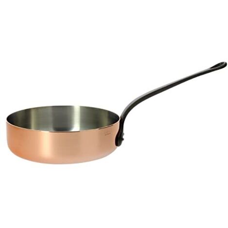 De Buyer - Pentola in rame e acciaio INOX, ultra-resistente, modello per professionisti