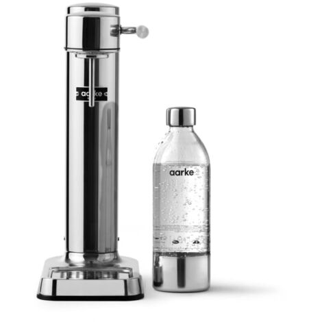 Aarke Carbonator 3 Gasatore d’acqua e Bottiglia, Finitura Acciaio (1/5)
