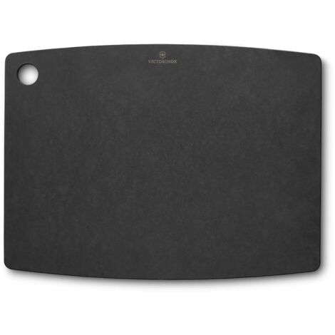 Victorinox Taglieri Cucina, per Alimenti, Ecologico Materiale, Per Carne, Verdure e Formaggio, Resistente, Adatto alla lavastoviglie, L (44.4 x 33 x 0.6) Nero (1/4)