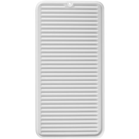 iDesign Pebblz Suction Non-Slip Square Bath Mat for Shower