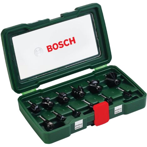 Coffret di punte per trapano in carburo - Bosch - 2607019465 - 12 pezzi - Codolo 1/4" - Alta qualità