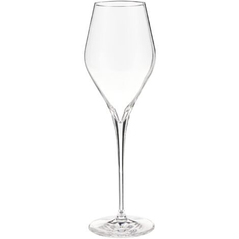Schott Zwiesel Tritan - Calice da champagne in cristallo Finesse, con punte effervescenza (set da 6), 283,5 g, trasparente (1/3)