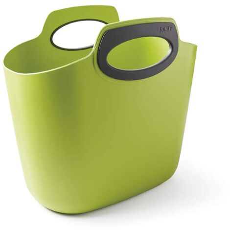 GF Garden, FOR 2 Everyday, Borsa in Plastica Portatutto, Contenitore Multiuso, con Maniglie, colore Verde Lime (1/5)