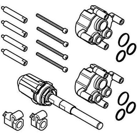 Grohe GRO-14057000 14057000-Set de extensión Universal para mezcladores, 50 mm, Nero (1/3)