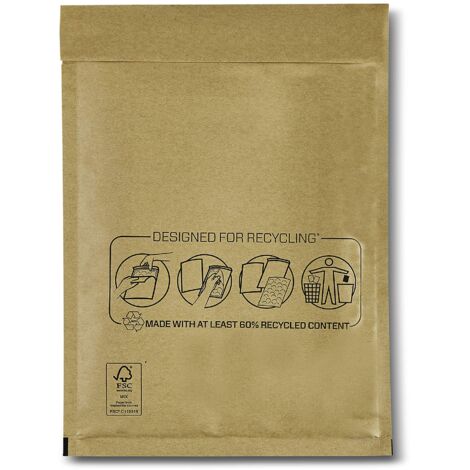 Buste Imbottite Bankers Box 35x47 Cm - Con Bolle D'Aria Per Oggetti Fragili, Ecologiche E Antimanomissione (Confezione Da 50) - Foto 4