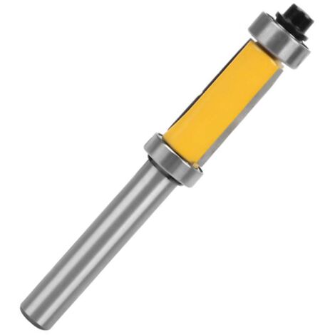 Gasea - Fresa da taglio in carburo di tungsteno C3, 8 mm, per fotocopiatrice superiore e inferiore di cuscinetto, coltello per legno, 25 mm, colore: giallo (1/4)
