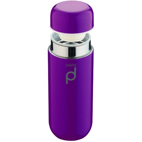 Grunwerg HCF-200PU - Thermos isolato sottovuoto, in acciaio inox, viola, 200 ml (1/5)