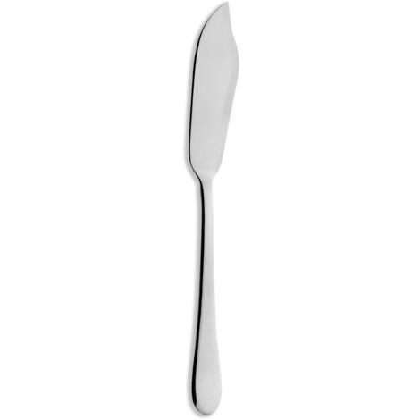 Grunwerg Windsor 2FIKWDR/C - Set di 2 coltelli da pesce cardati, in acciaio inox 18/0, colore: nero