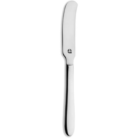 Grunwerg Butter Knife Windsor Acciaio Inox con Coltello da Burro, Inossidabile, Lucidato a Specchio (1/4)