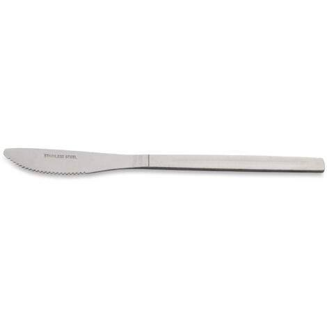 Grunwerg Economia Collezione coltelli da Dessert, in Acciaio Inox 18/0, 999P Plain Modello Posate – Confezione da 12 (1/4)
