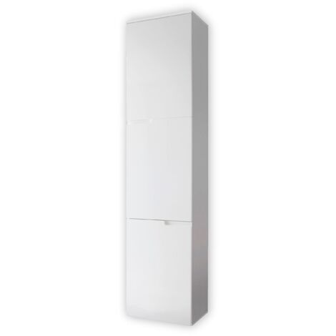 Stella Trading, POOL Mobile Da Bagno A Specchio Con Illuminazione LED In Bianco Moderno Armadietto Specchio Da Bagno Con Molto Spazio 80 X 69 X 20 Cm - 7
