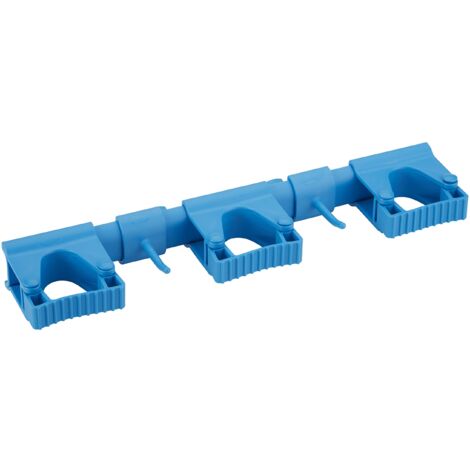 Vikan 10113 Sistema Sanitario Hi-Flex Staffa Da Parete, Blu (1011