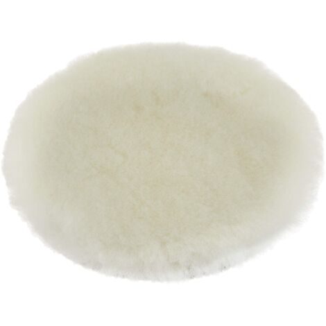 ALCLEAR Dischetto in Pelo d'Agnello Premium per Un Sistema Disco Ø 150 mm, Naturale (1/4)