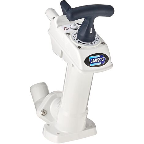 Jabsco, 29040-3000, Pompa di Ricambio, per Toilette, con avvitamento Manuale, per 29090 e 29120, Colore Bianco (1/2)