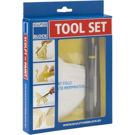 Sculpture Block Starter Tool Set di Strumenti per Principianti, Metallo Lega di Acciaio Alluminio, Multicolore, taglia unica (1/4)