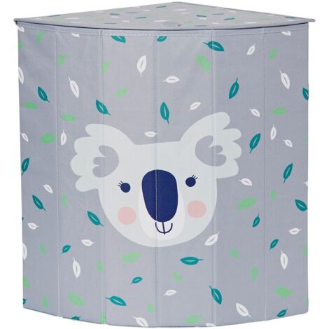 Scatola Organizzatrice Armadio LOVE IT STORE IT - Tessuto Lino Con Rinforzi Legno, 33x50x24cm Grigio, Pieghevole - Foto 7