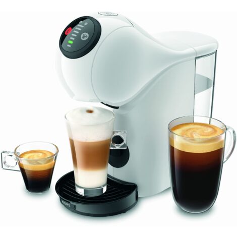NESCAFÉ DOLCE GUSTO Krups Genio S Macchina per Caffè Espresso e Altre bevande in capsula, Automatica, Bianco (1/4)