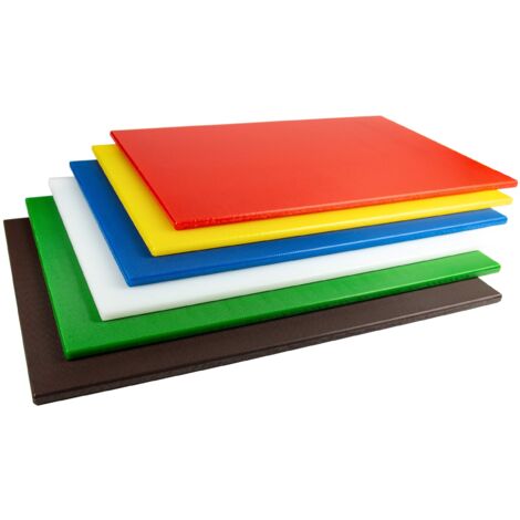 Grunwerg Marrone Tagliere colorato Resistente ai Graffi in plastica polietilene
