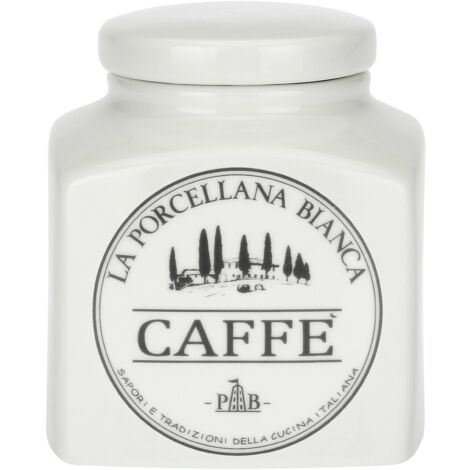 PORCELLANA 37 oz di caffè in scatola de caffè in scatola de Regalo, Porcellana, Multicolore, 0,1 x 0,1 x 0,1 x 0,1 cm (1/3)