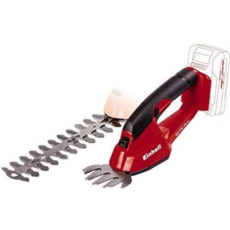 Einhell GE-CG 18 Li Solo cesoia per erba rossa nera 100mm (1/5)
