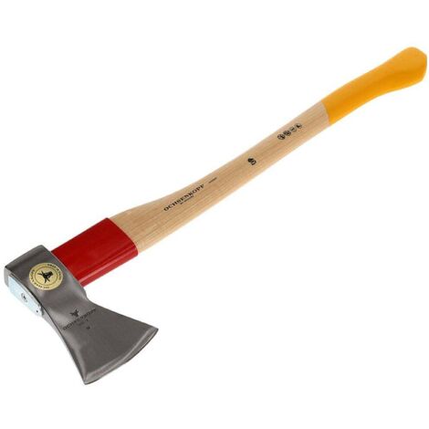 Ochsenkopf Ascia Forestale Universal Gold, Rotband-Plus, Manico in Noce Americano, Tagliente Lucidato 120 mm, Lunga 700 mm, Ascia Multiuso, Ox 620 H-1257