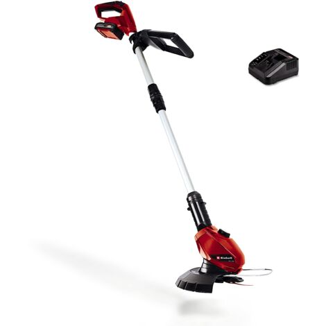 Einhell Tagliabordi a batteria GE-CT 18 Li Kit Power X-Change (18 V, testa del motore ruotabile, Flowerguard, incl. 20 lame in plastica, incl. batteria 2,0 Ah e caricabatterie) (1/5)