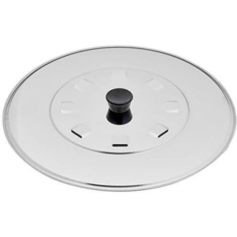 Metaltex Coperchio Cucina, Acciaio Inossidabile, Monocolore, 28 cm (1/4)