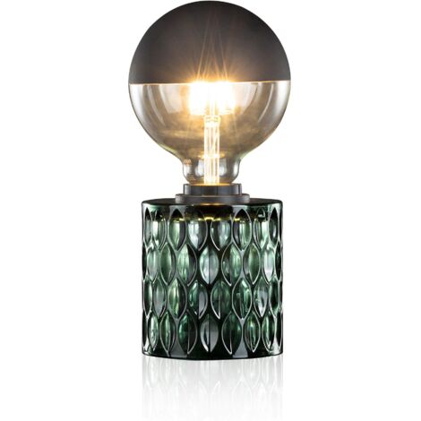 Pauleen 48023 Tavolo Crystal Magic Max. 20W E27 Lampada da Comodino Verde 230V Vetro Senza Lampadina (1/5)
