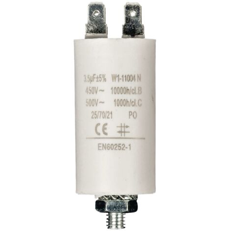 Fixapart W1-11004N condensatore Bianco Fixed capacitor Cilindrico