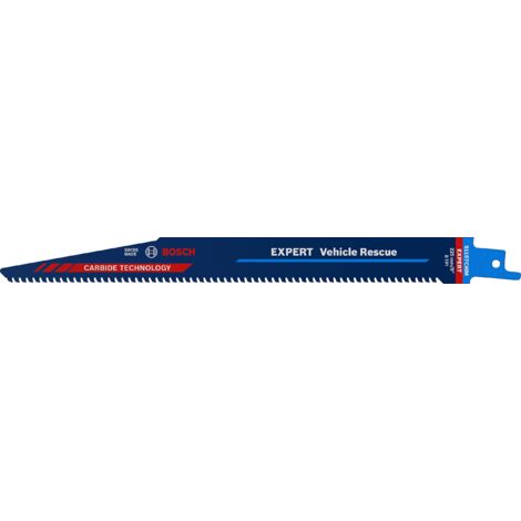 Bosch Professional 3x Lame per Seghe Universali Expert `Vehicle Rescue` S 1157 CHM per Vetro, Acciaio Resistente, Lunghezza 225 mm, Accessorio Sega Universale
