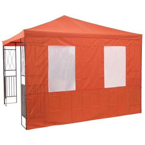 Set di 2 pannelli laterali da 2 m o 3 m, per gazebo pieghevole (3 m grigio