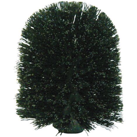 Scopino Per WC Con Testine Di Ricambio - Testina In PP E Silicone, Manico In Acciaio Inox