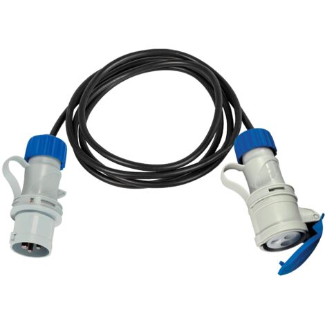 As - Schwabe Set Da Campeggio Duo: Avvolgicavo CEE 25m + Prolunga 1,5m, 230V/16A, IP44, Con Indicatore Tensione