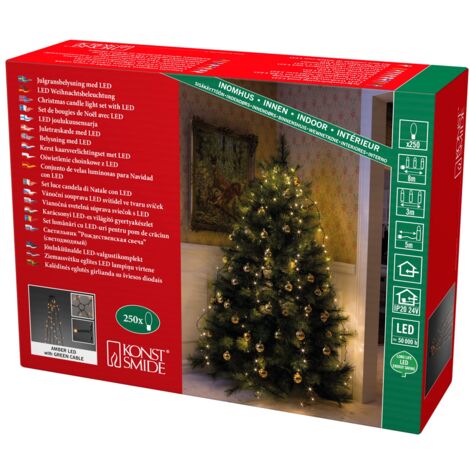 Konstsmide Dimbaar Lichtsnoer Voor Buiten - Extra Warm Wit - 400 LEDs 28 Meter Kerstverlichting