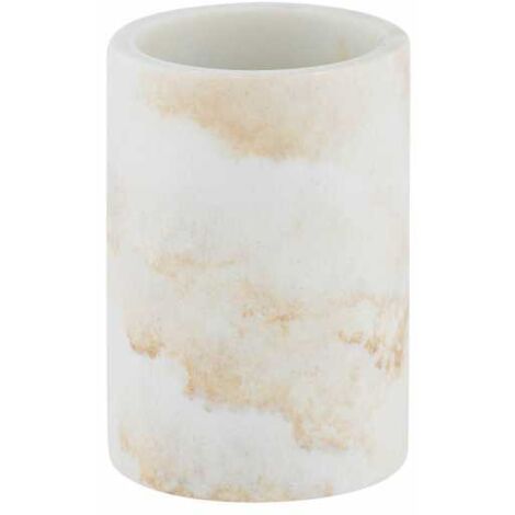 Wenko Porta Odos per spazzolino da Denti e dentifricio, Poliresina, Bianco, 8 x 10 x 8 cm (1/7)