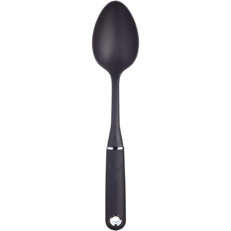 MasterClass Cucchiaio da cucina con impugnatura morbida, nylon antiaderente, 34,5 cm (1/4)
