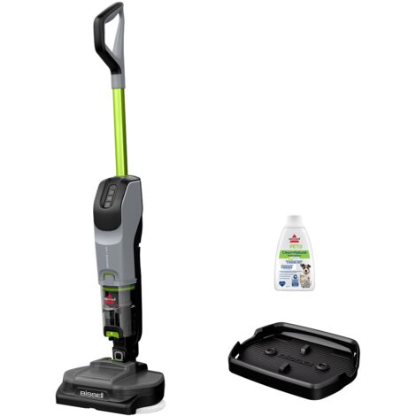 Bissell SpinWave + Vac Pet Aspirapolvere Senza Fili Lavapavimenti Pavimenti Duri Aspirapolvere e Mocio Pulizia Facile Scopa Elettrica Speciale per Animali Domestici 3885N