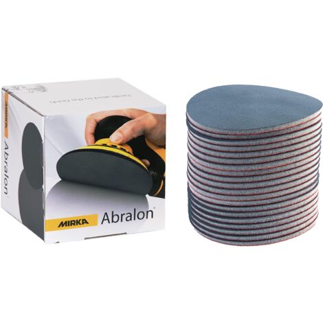 Mirka Abralon Mola lucidante Ø 150 mm a strappo grana 360, 20/confezione, per levigare e lucidare vernice, legno, plastica (1/5)