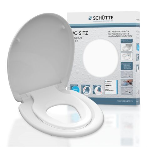 Sedili WC Sedile WC In Duroplast Con Abbassamento Automatico Dal Design Decorativo 19 0000697