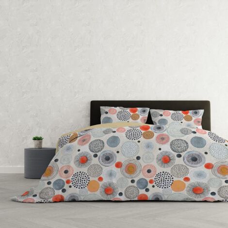 Copripiumino con bottoni 100% cotone Laponia 4 per letto di 200x200 cm | Leroy Merlin