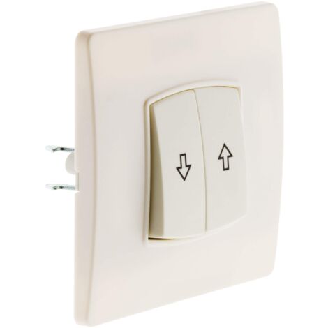 Zenitech - Ordine Tapparella Elettrica Autoportante con Viti e Ganci - Pronta da Installare - Compatibile con Scatole da Incasso Standard - Installazione Rapida - Bianco