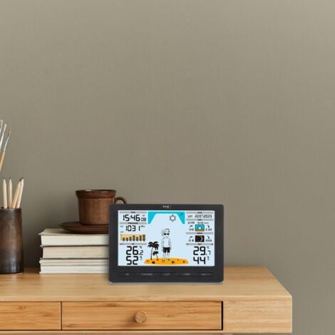 TFA Dostmann Stazione Meteo Wireless METEO JACK | Con Sensore Esterno | Previsioni E Fasi Lunari - Foto 10